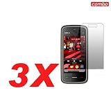 3-Pack Nokia Nuron 5230 Combo LCD Screen Protector for Nokia Nuron 5230