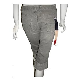 SASS and BIDE Gray Slim Cuffed Capri Jeans