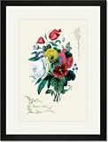 Black Framed/Matted Print 17x23, Fragrant Blush