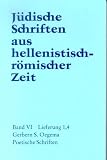 J&uuml;dische Schriften aus  hellenistisch-r&ouml;mischer Zeit (JSHRZ): Poetische Schriften: Lfg 1, 4 - Gerbern S. Oegema