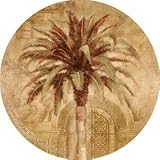 Set of Four Old World Palm Thirstystone Coasters - Style TS2057