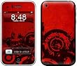 Bullseye Design Decorative Skin Decal Sticker for Apple 3G iPhone/ Apple iPhone 3GS 3G S