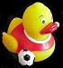 Soccer Uniforms | Soccer Team Uniforms | Spa Uniforms - Soccer Rubber Ducky (red)