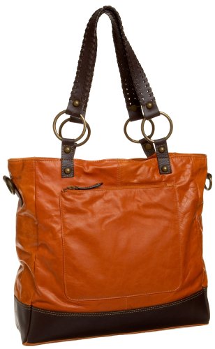 Latico P.S. Front Pocket Whipstitched Tote