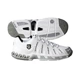Men's K-Swiss Stabilor SLS Tennis Shoe-White/Black/Platinum