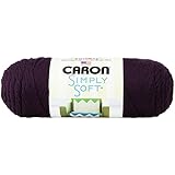 Simply Soft Yarn H97003 6-Ounce/315-Yard Skein of Yarn, Plum Perfect