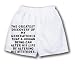 White Boxer Short with The greatest discovery of my generation is that a human being ...