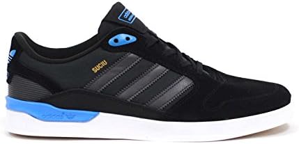 Adidas ZX Vulc (Black/Solid Grey/Solar Blue) Men's Skate Shoes-13
