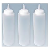Condiment Squeezer Bottles (3) Clear