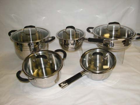 Ballington 18 10 Stainless Steel 10 Piece Cookware Set product image