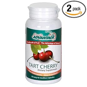Fruit Advantage Dietary Supplement, Capsules, Tart Cherry, 60 capsules (Pack of 2)