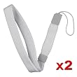 2 x White Wrist Strap for Nintendo Wii Remote Control / Controller
