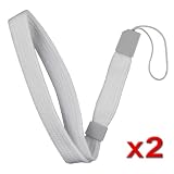 2 x White Wrist Strap for Nintendo Wii Remote Control / Controller