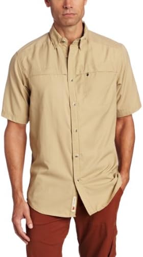 Dakota Grizzly Men's Tildan Quick-Dry Shirt, Khaki, X-Large