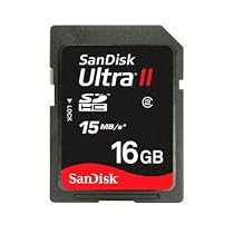 SanDisk Ultra II 16 GB Class 2 SDHC Flash Memory Card SDSDRH-016G-A11