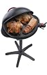 Steba VG 300 Barbecue-Hauben-Grill, schwarz/ rot