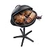 Steba VG 300 Barbecue-Hauben-Grill, schwarz/ rot