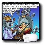 Londons Times Funny Animals Cartoons - McDonald s Mouse Law Suit - Mouse Pads