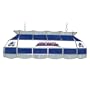 NHL Colorado Avalanche Stained Glass 40 inch Lighting Fixture
