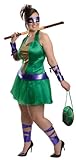 Nickelodeon Plus-Size Teenage Mutant Ninja Turtles Donatello Dress, Green, Plus Costume