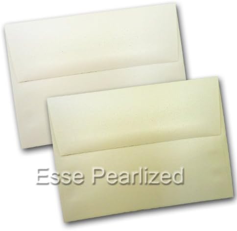 Neenah Pearlized Esse White A7 Envelopes - 25 Pk