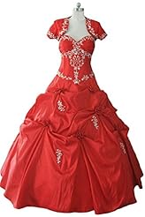 Sweetheart Floor Length Applique Lace   Ball Gown Prom Dress/Quinceanera Dress 