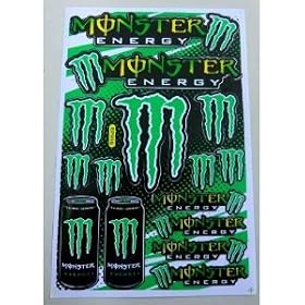MONSTER �����X�^�[ �X�e�b�J�[ �V�[�g �O���[�� 020