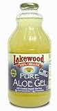 Lakewood 100% Organic Pure Aloe Gel - Package Contains SIX 32 oz Bottles