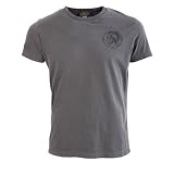 41145hndAqL. SL160  Diesel T Copper T Shirt   Dark grey   Mens