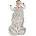 Woolino Merino Wool and Organic Cotton Baby Sleep Bag - 4 Season Classic Sleep Sack for Baby - Two-Way Zipper Sleeping Bag for Baby and Toddler - 0-6 Months - Earth