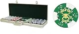 New Premium 500 Clay Composite 11.5 gram Holdem Casino Poker Chips Set