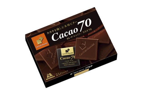 森永製菓 カレ・ド・ショコラ カカオ70 102g(21枚)×5個