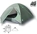 Suchen : 3-Personen Iglu-Zelt High Peak "Kansas 3", Farbe olive