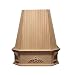Fujioh 36 inch inch Bead Board inch Victorian Wall Mount Wood Range Hood, 40 inch W x 24 inch D x 42