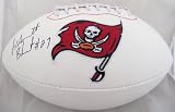LEGARRETTE BLOUNT SIGNED AUTOGRAPHED TAMPA BAY BUCCANEERS LOGO FOOTBALL COA + HOLOGRAM