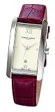 Charles Hubert Paris - Men's Classic Retro Watch with Rose-Gold Dial and Silver Accents