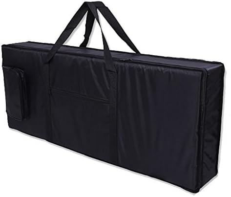 Gohappy 61-Key Keyboard Electric Piano Padded Oxford Cloth Keyboard Gig Bag Case Travel Bag Black