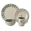 Pfaltzgraff Flower Garden 16-Piece Dinnerware Set, Service for 4