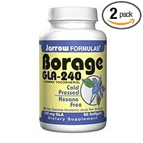 Jarrow Formulations Jarrow Borage Gla-240, 60 Gels (Pack of 2)