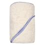 Bumkins Organic Cotton Hooded Towel Set - Periwinkle Satin Trim