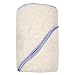 Bumkins Organic Cotton Hooded Towel Set - Periwinkle Satin Trim