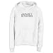 Sweatshirt Woman White Elegant Flag 