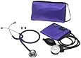MatchMates Combination Kit with a 3M Littmann Classic II S.E. Stethoscope and a Mabis Aneroid Sphygmomanometer, Purple