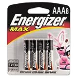 EVEREADY BATTERY Alkaline Batteries, AAA, 8 Batteries per Pack