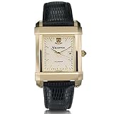 The Wharton School Men's Swiss Watch - Gold Quad Watch with Leather Strap