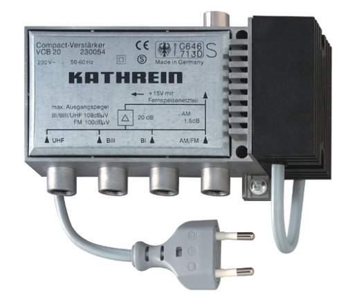 KATHREIN  VCB 20  Antennenverstärker 20dB, 4 Eingänge