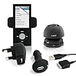 LAVA Ultimate Pack for iPod Nano 5G includes Black Silicon Case, Sports Armband, Screen Protector, Home and Car Charger, iPod Cable and LAVA Mini Volcano Speaker