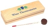 Torka 339800 Wine Thermometer in Wood Oak Gift Case