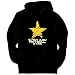 Rugby Union Football STAR Sports Mens Hoodie (Black, Sizes X-Small - XXX-Large)