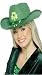 Irish St Patricks Day Cowboy Hat Sequin Trim Green New